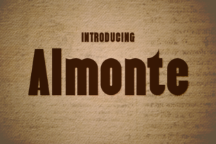 Almonte: A Vintage Display Font for Web Design