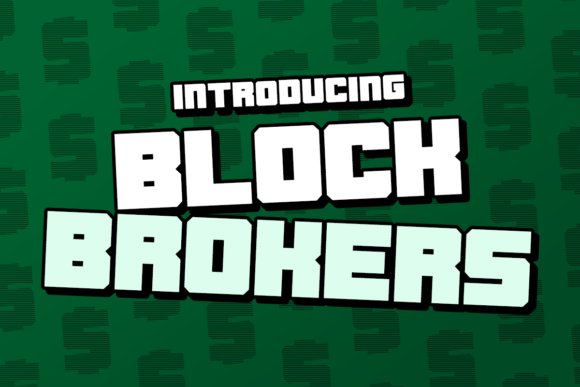 Blockbroker: A Bold Display Font for Campaigns
