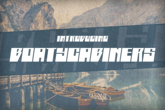Boatycabiners: A Bold Display Font for Web Design