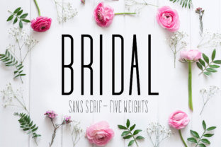 Bridal: A Versatile Sans Serif Display Font for Crafters