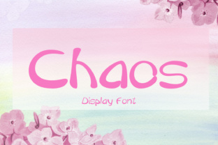 Chaos: A Bouncy Display Font for Creative Makers