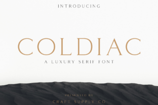 Coldiac: A Modern Serif Font for Your Brand