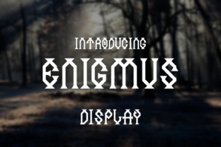 Enigmus: A Unique Display Font for Campaigns