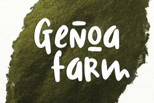 Genoa Farm: A Bold Display Font for Crafters