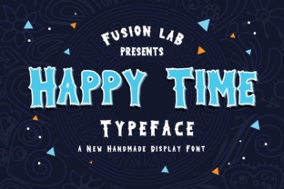 Happy Time: A Retro Display Font for Makers