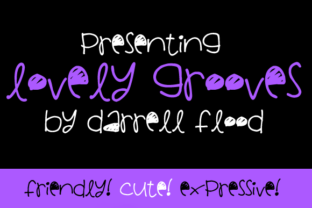 Lovely Grooves: A Playful Display Font for Web Design