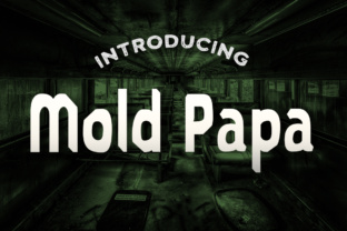 Mold Papa: A Grungy Display Font for Web Design