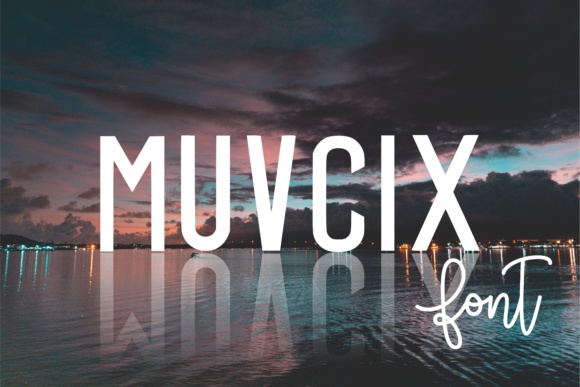 Muvcix: A Modern Sans Serif Font for Web Design