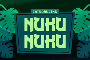 Nuku Nuku: A Thematic Display Font for Editorial Design