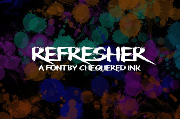 Refresher: The Energetic Display Font for Crafters