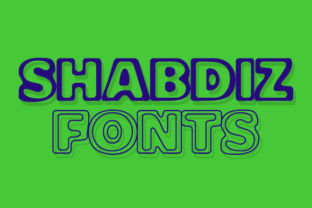 Shabdiz: A Bold Display Font for Crafters