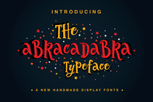 The Abracadabra Typeface: A Retro Display Font for Crafters