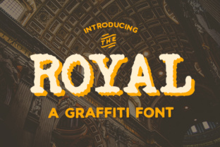 The Royal: A Textured Graffiti Font for Bold Branding