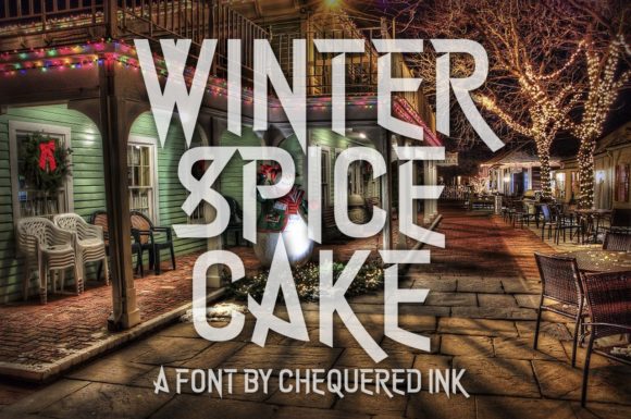 Winter Spice Cake: A Unique Display Font Review